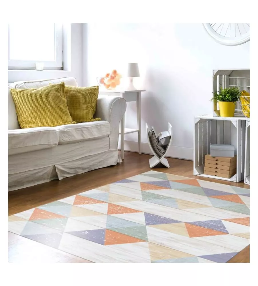 TAPPETO  "COLOUR WOOD" IN VINILE SPESSORATO, 150X230 CM